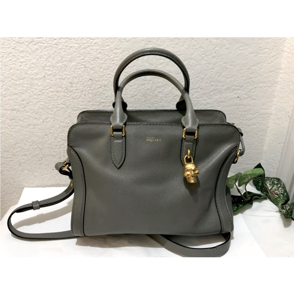 Alexander McQueen top handle Skull bag